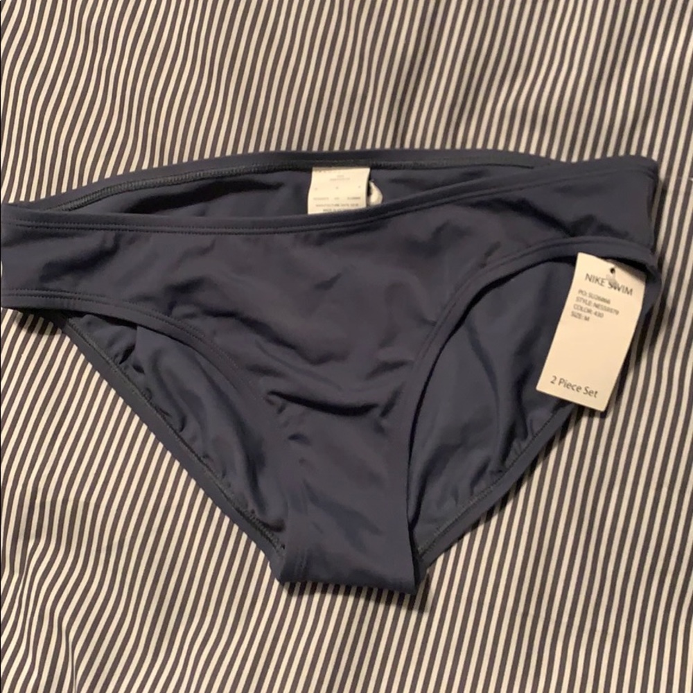 Nike gray bikini bottoms